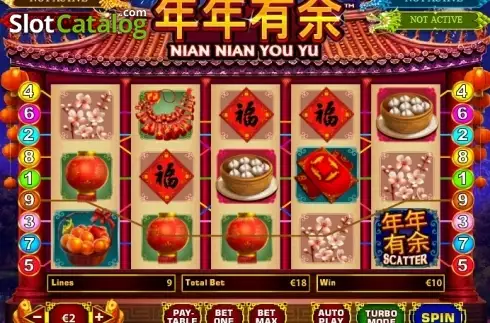 Skärmdump4. Nian Nian You Yu (Playtech) slot