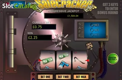 Skärmdump4. Safecracker (Playtech) slot