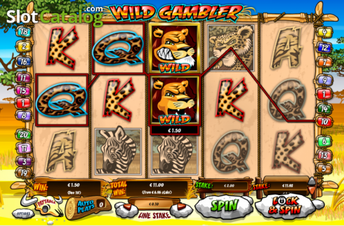 画面9. Wild Gambler (ワイルド・ギャンブラー ) カジノスロット