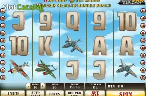 Schermo2. Wings of Gold slot