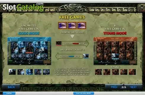 Captura de tela4. Battle of the gods slot