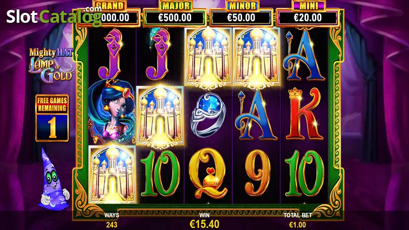 Mighty Hat Lamp of Gold Free Spins