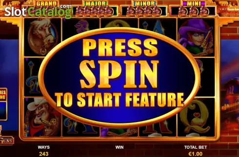 Bonus Game Win Screen 2. Grand Junction: Golden Guns slot