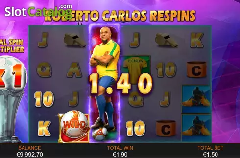 Roberto Carlos Respins Screen 2. Roberto Carlos Sporting Legends slot