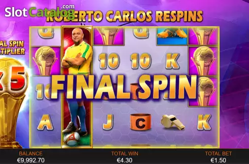 Οθόνη8. Roberto Carlos Sporting Legends Κουλοχέρης 