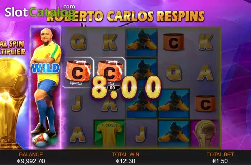 Οθόνη9. Roberto Carlos Sporting Legends Κουλοχέρης 
