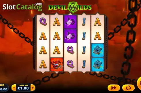 Game Screen. Devil Wilds slot