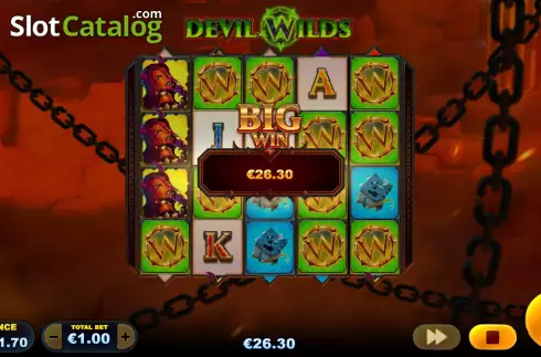 Win Screen 5. Devil Wilds slot
