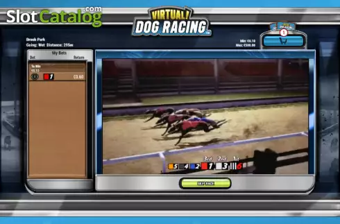 画面3. Virtual! Dog Racing カジノスロット