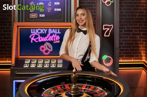 Game screen. Lucky Ball Roulette Live slot