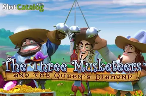 The Three Musketeers and the Queen's Diamond (Playtech) ロゴ