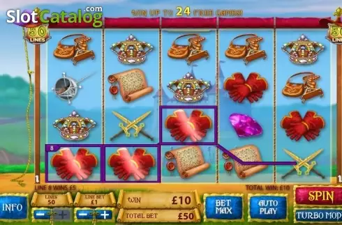 Ecran4. The Three Musketeers and the Queen's Diamond (Playtech) slot