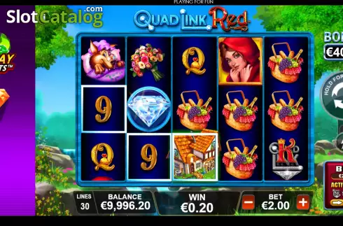 Ecran3. Quad Link Red slot