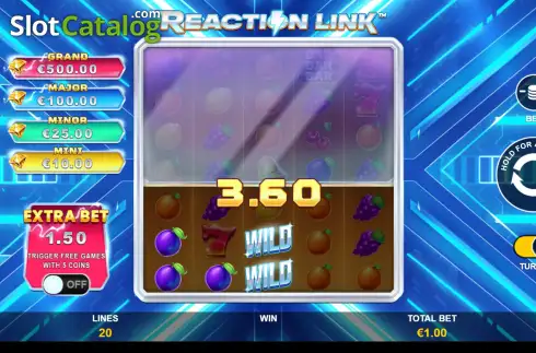 Captura de tela5. Reaction Link slot