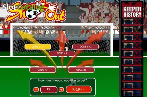 Screen 2. Penalty Shoot Out (Playtech) slot