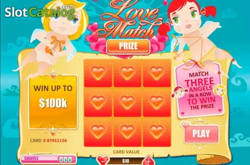 Bildschirm2. Love Match slot