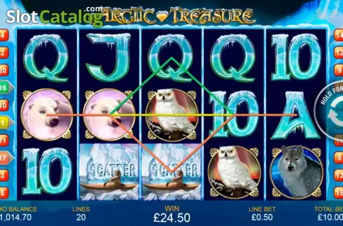 Bildschirm9. Arctic Treasure slot
