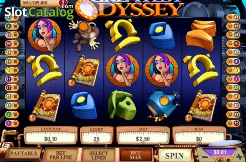 Game Workflow screen. Greatest Odyssey slot