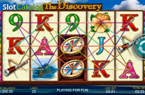 Game Workflow screen (Betway). The Discovery slot