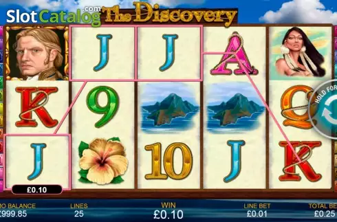 Win Screen . The Discovery slot