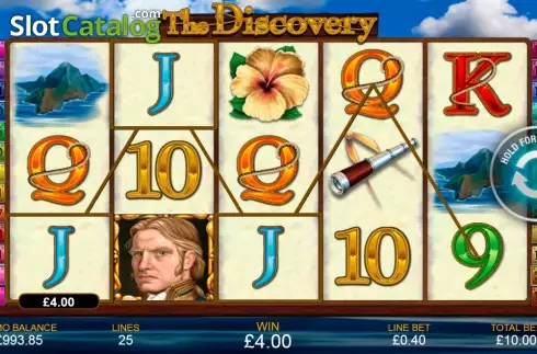 Win Screen 2. The Discovery slot