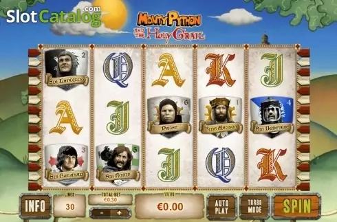 Screen 1. Monty Python and the Holy Grail slot