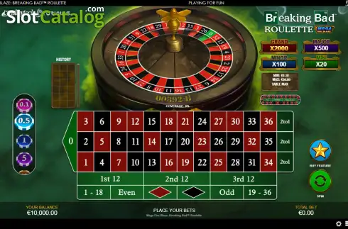 Schermo2. Mega Fire Blaze: Breaking Bad Roulette slot