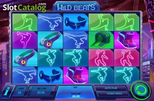 Skärmdump3. Wild Beats slot