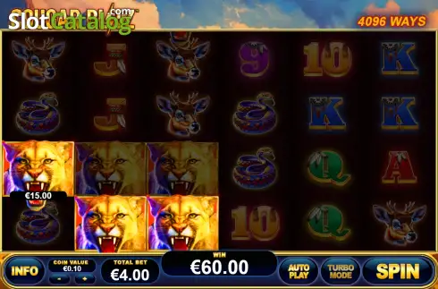 Skärmdump3. Cougar Blitz slot