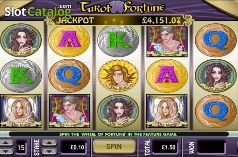 Ecran3. Tarot Fortune slot