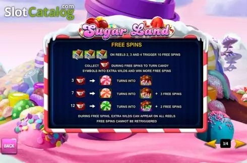 Bildschirm9. Sugar Land (Playtech) slot