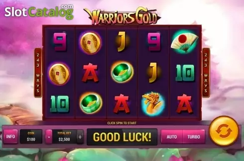 Bildschirm5. Warriors Gold slot