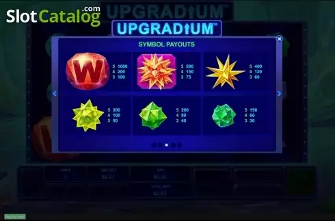 画面4. Upgradium (アップグラディウム) カジノスロット