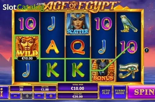 Win Screen 2. Age of Egypt slot