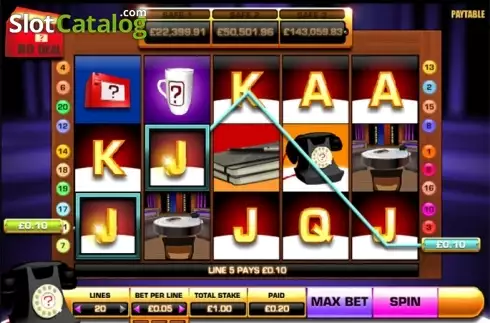 Win screen. Deal or no Deal: The Banker's Riches slot