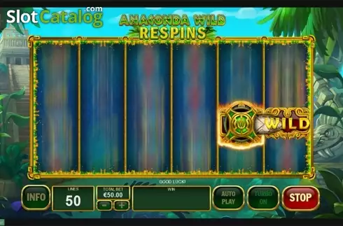 Respins screen 1. Anaconda Wild slot