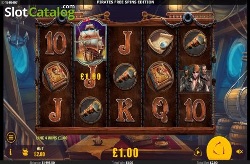 Win 1. Pirates Free Spins Edition slot