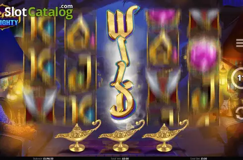 Free Spins Screen. Genie Almighty slot