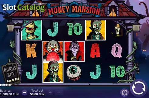 Reel screen. Money Mansion slot
