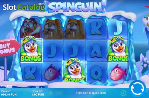 Free Spins Win Screen. Spinguin slot