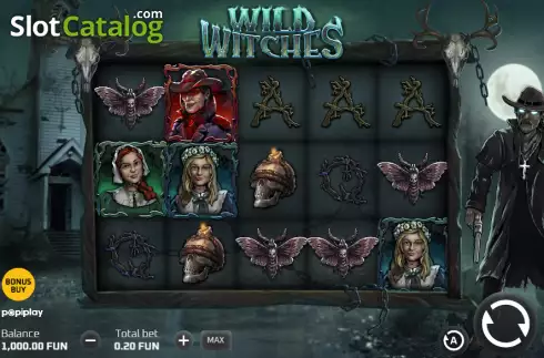 Reels screen. Wild Witches (Popiplay) slot