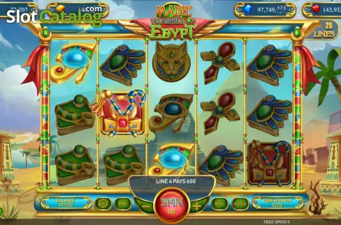 Captura de tela5. Magic Treasures of Egypt slot