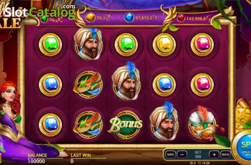 Bildschirm3. Sultan's Tale slot