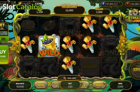 Bildschirm3. Lost Treasure (Popok Gaming) slot