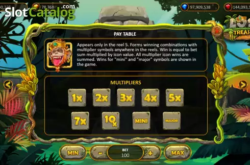 Captura de tela8. Lost Treasure (Popok Gaming) slot