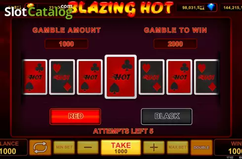 画面4. Blazing Hot カジノスロット
