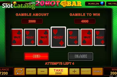 Gamble. 20 Hot Bar slot