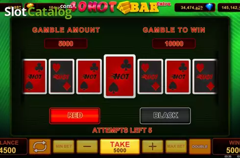 Gamble. 40 Hot Bar Extra slot