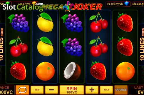 Game Screen. Mega Joker (Popok Gaming) slot