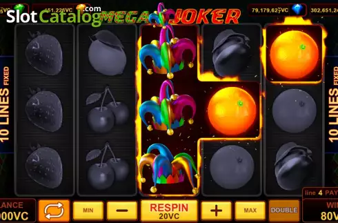 Win Screen. Mega Joker (Popok Gaming) slot